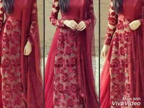 beautiful long frock suit