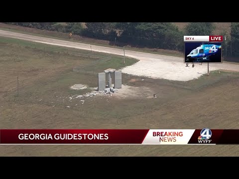 Georgia Guidestones damage (Noon hit)