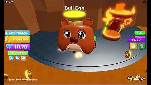 unlocking the bull in coins hero simulator #roblox