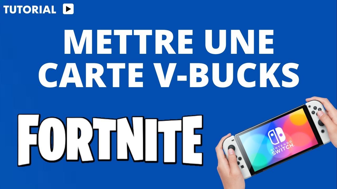 COMMENT METTRE LES V-BUCKS D'UNE CARTE PRÉPAYÉE SUR SON COMPTE 