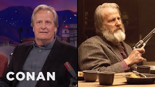 Jeff Daniels' Mother Hated His 'Godless' Beard | CONAN on TBS