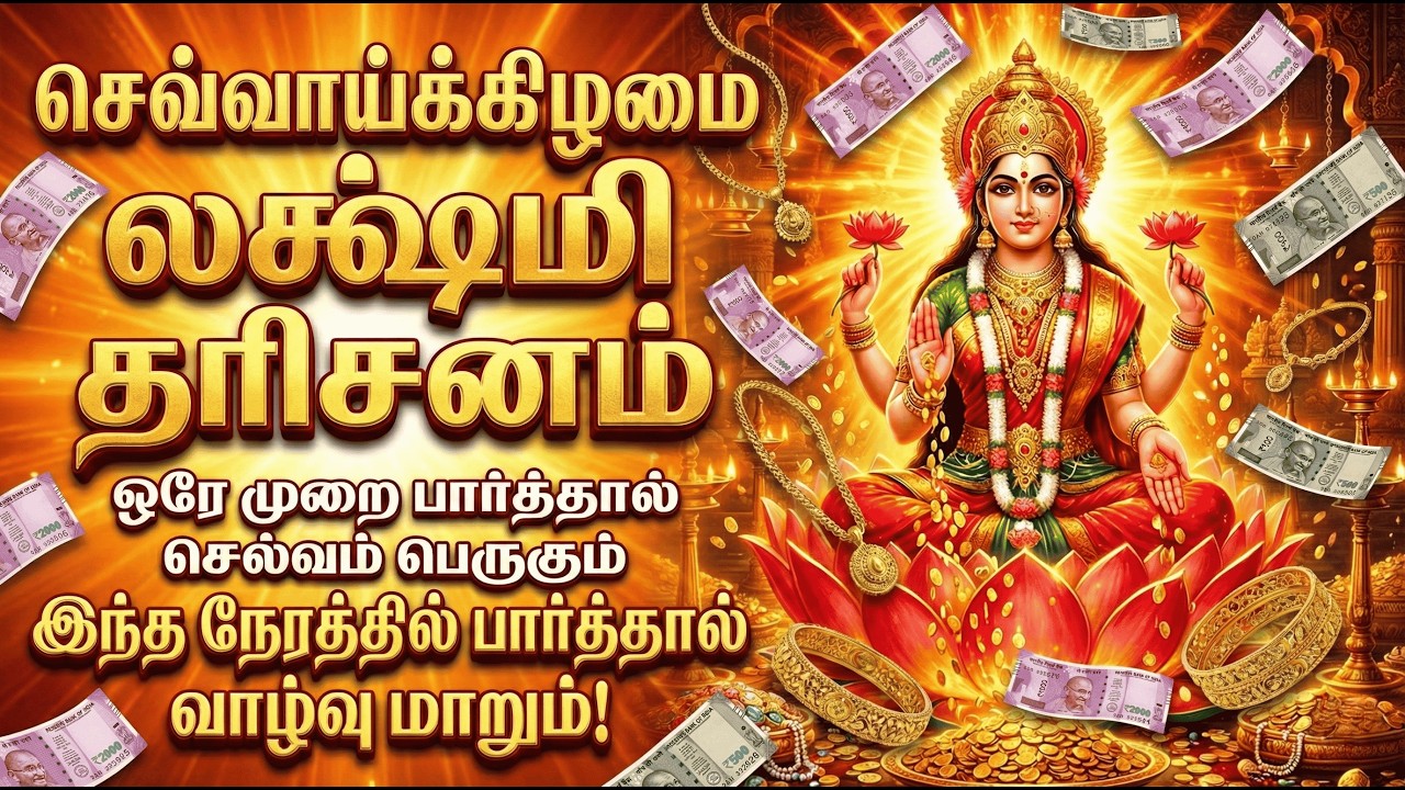 🔴 LIVE | செவ்வாய் லக்ஷ்மி ஆராதனை | Tuesday Lakshmi Devi Bhakti for Wealth #lakshmidevi #lakshmi