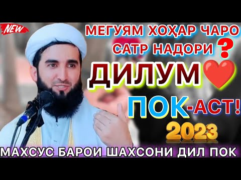 Мавлави Ахмад 2023. Ин Хоҳар Сатр Надорад Мегӯяд Ки Дилум Соф Аст Rohifardo