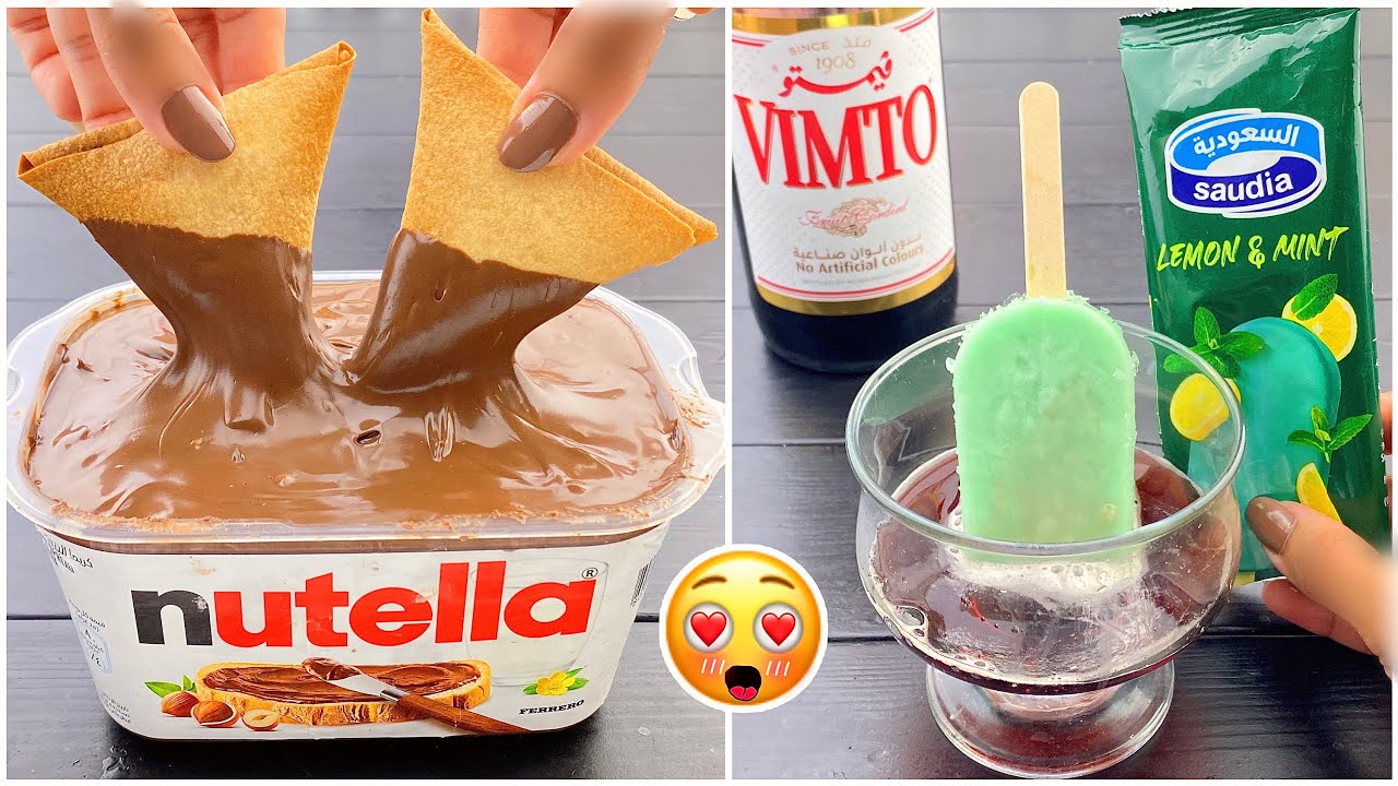 جربت أذكى خدع ووصفات التيك توك الرمضانية! سمبوسة النوتيلا 😍!