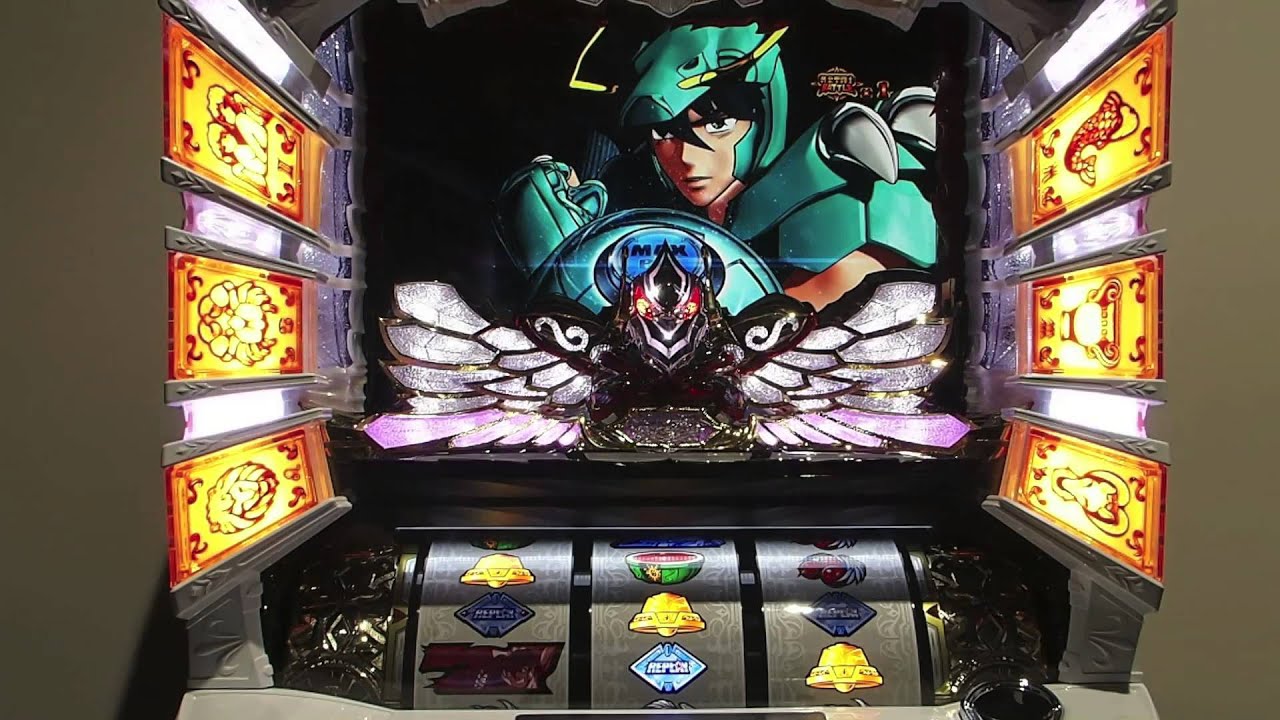 パチ7》パチスロ聖闘士星矢 ～女神聖戦～ 黄金聖闘士バトル - YouTube
