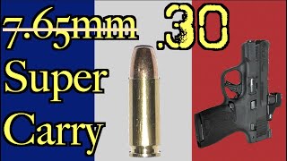 .30 Super Carry: моя 7,65 French Long возвращается! (с участием S&W Shield Plus)