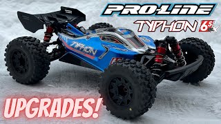 Arrma Typhon 6s Upgrades (Wider, MX28 Belted Badlands, Rpm Bumpers)