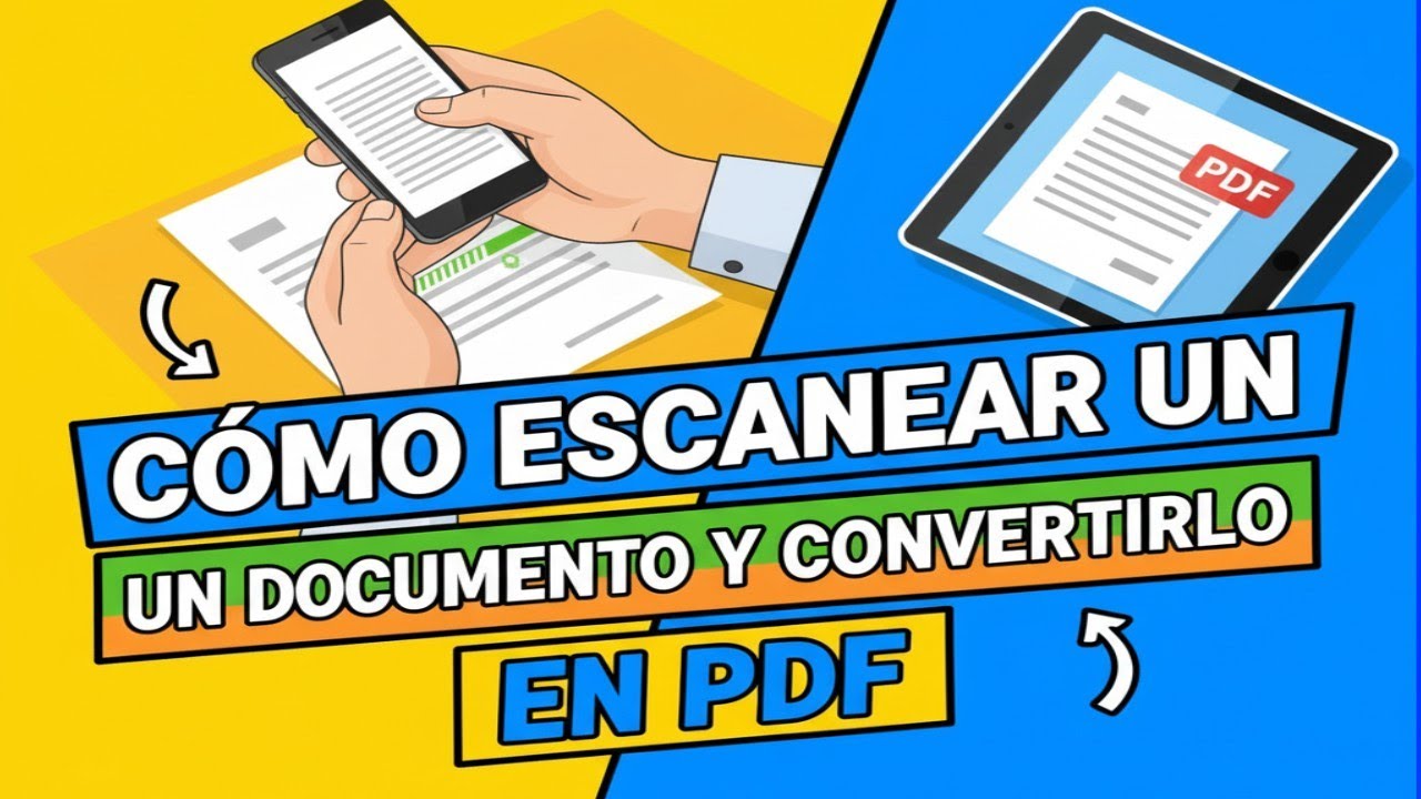 Como escanear y crear un documento en pdf desde el celular [2026] - YouTube