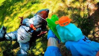 Nerf Gun Game: DinoSquad Edition | Behind the Scenes! screenshot 4