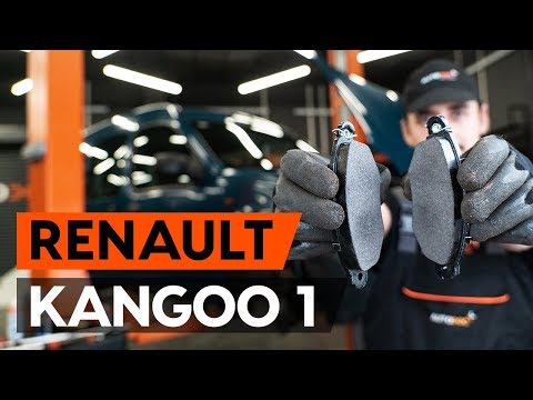 Kako zamenjati sprednjih zavorne ploščice na RENAULT KANGOO 1 (KC) [VODIČ AUTODOC]