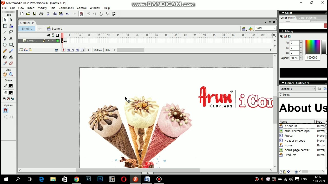 How to Create a Website Using Macromedia Flash 8 Explain in Tamil | Rajaram Sundiramoorthy.