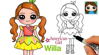 How to Draw Willa Easy | American Girl Doll WellieWishers screenshot 4