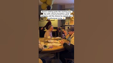 Morning networking with friends 😁 #networking #networkingevent #businessowner #breakfast