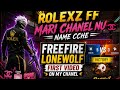 Rolexz FF First Gameplay 😈 Lone Wolf Clutch Match | Free Fire