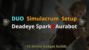 PoE 3.20 | No HH/MB Deadeye Spark & Aurabot DUO setup vs. Wave 30 Sims - 12 Div Budget Build