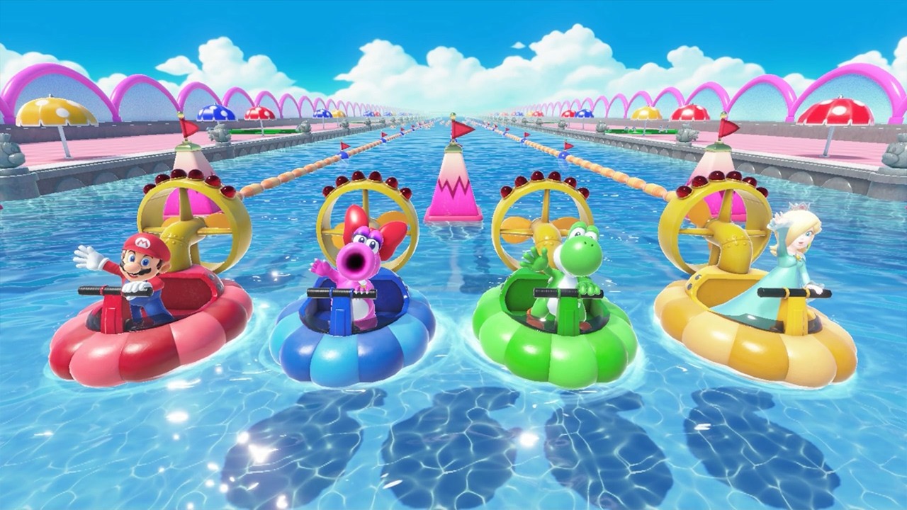 Mario Party Superstars 4v4 Minigames Gameplay (Bowser, Koopa, Snowboard, Monty Mole)