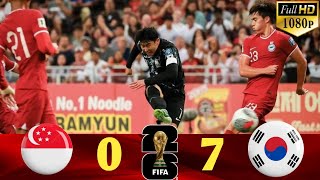 Highlights Singapore vs South Korea | FIFA World Cup 2026 Qualifiers