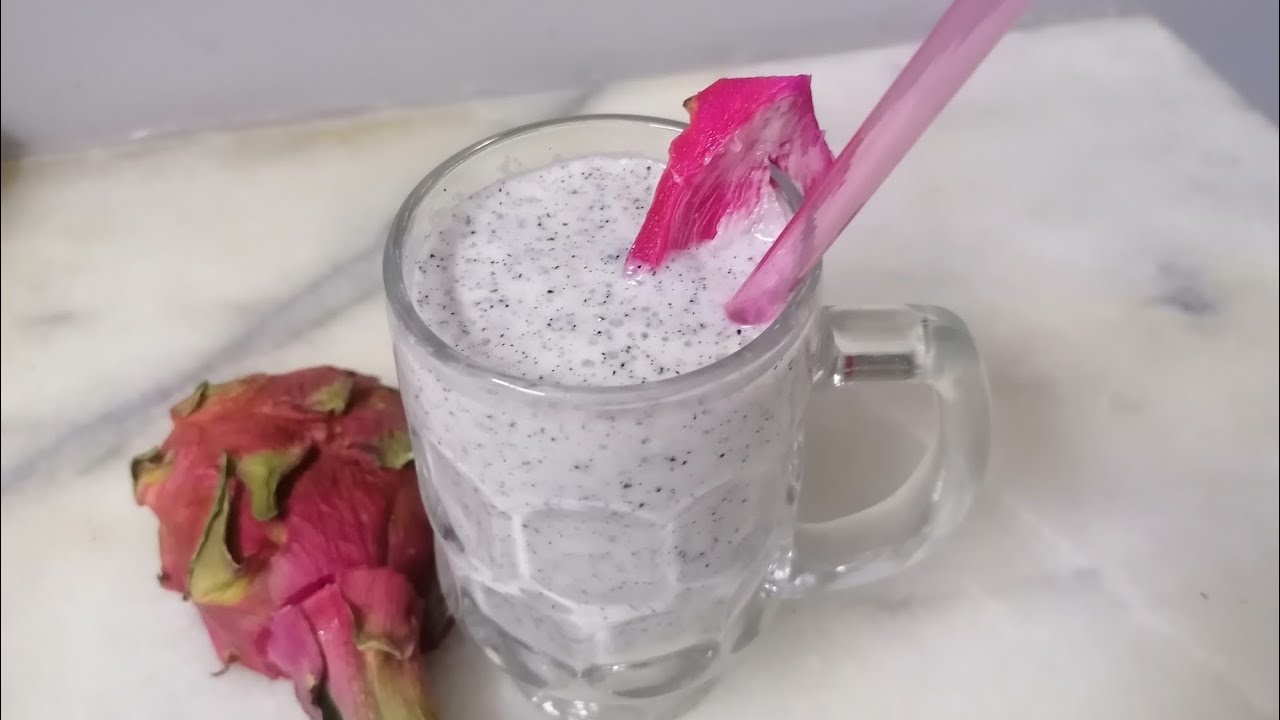 Dragon Fruit Shake Recipe How to Make Dragon fruit Smoothie Shabana