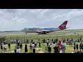 FAREWELL FALCON | Final Departure & Wing Wave of Virgin Atlantic G-VLIP 747-443 | MAN | 15.06.2020