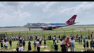 FAREWELL FALCON | Final Departure & Wing Wave of Virgin Atlantic G-VLIP 747-443 | MAN | 15.06.2020