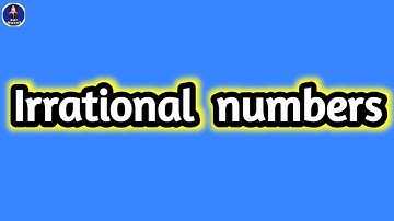 Irrational numbers | Tamil #irrational #numbers #tamil