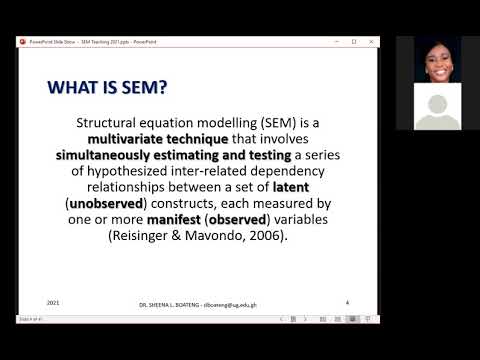 Structural Equation Modelling with SPSS and AMOS Session 1 - Fundamentals