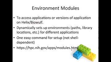 Environment modules on NIH HPC Systems