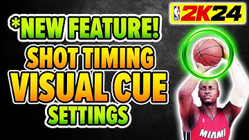 *New VISUAL CUE shooting settings will be game changing on NBA 2K24