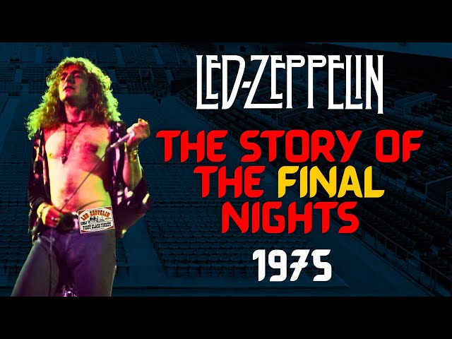 Led Zeppelin 1975 Tour Setlist