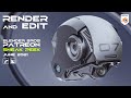 SciFi mech helmet render - Blender Bros Patreon June sneak peek
