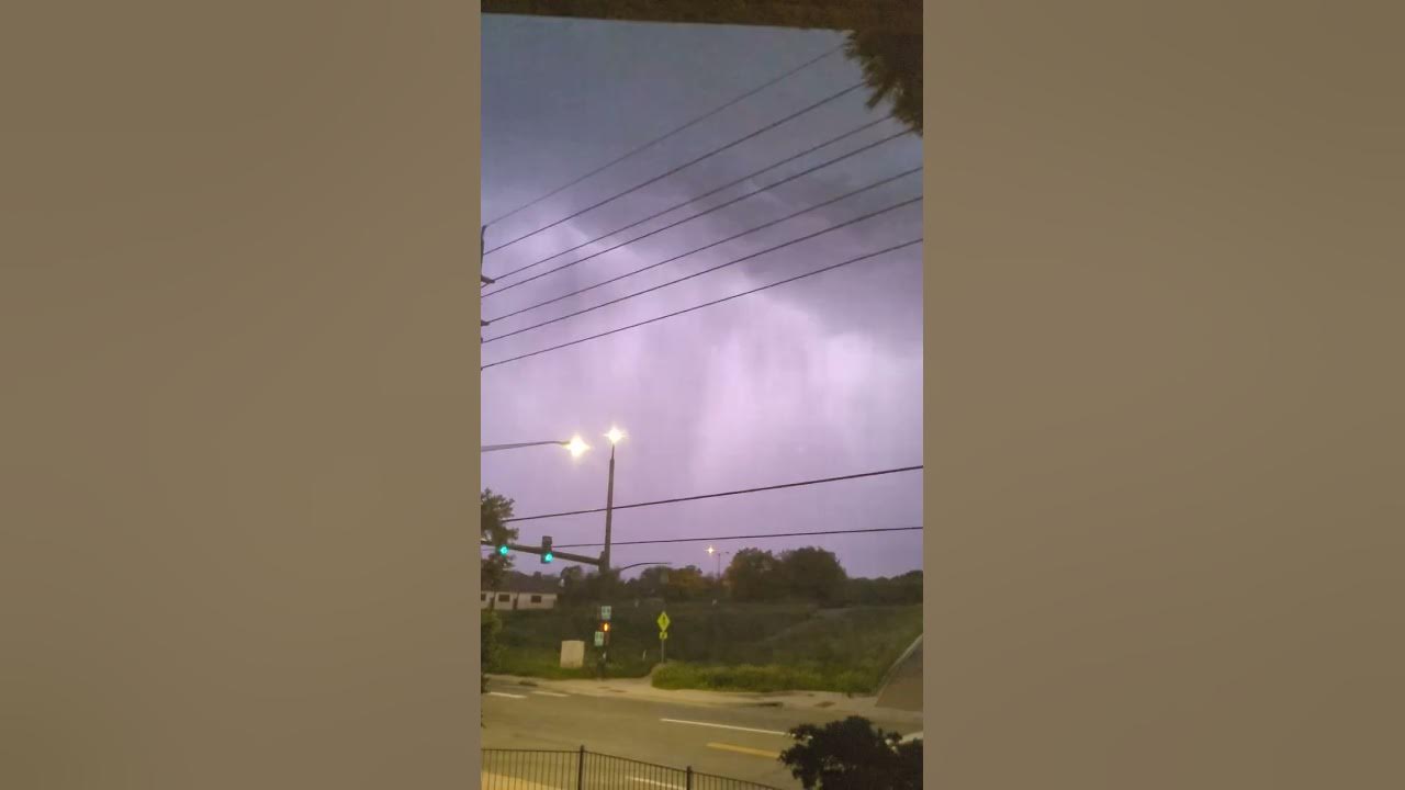 constant flashes of lightning from strong storm YouTube