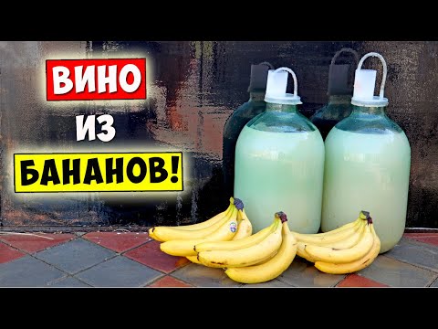 Вино из бананов в домашних условиях простой рецепт