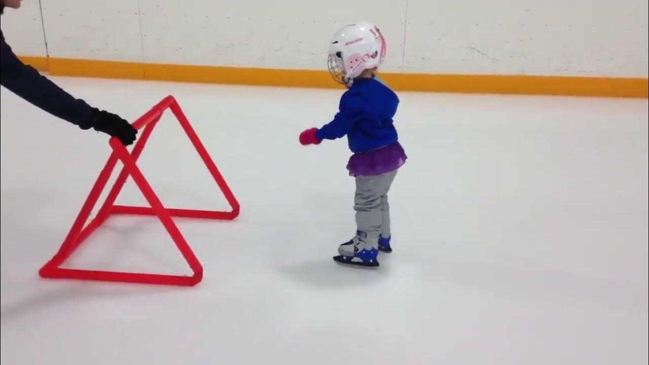 Kids learn to skate safer and sooner on Balance Blades beginner ice