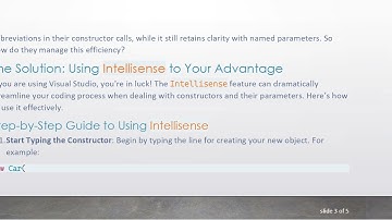 Enhancing Your C#  Coding Efficiency: The Intellisense Constructor Shortcut