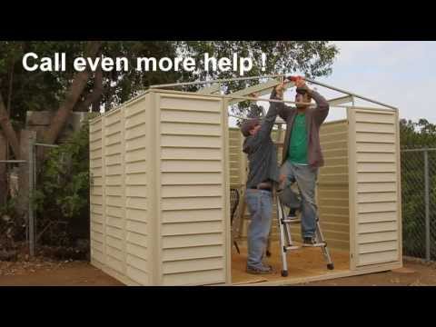 How to build a shed in under 3 min!