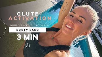 3 min Glute Activation Workout - do this before your workout!