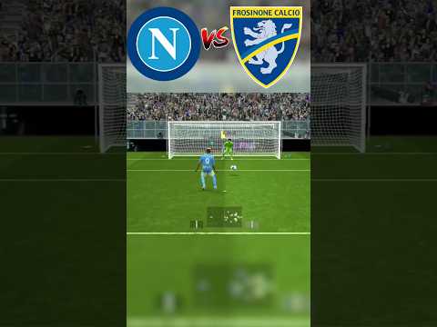 Napoli vs frosinone penalty shootout | efootball 2024