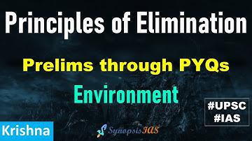 MSGP L1 Principles of Elimination for UPSC Prelims | 2023 | Krishna | #EliminationTechniques