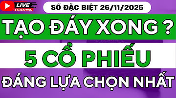 ĐÃ TẠO ĐÁY XONG ? I TOP 5 CỔ PHIẾU ĐÁNG LỰA CHỌN ĐẦU TƯ NHẤT TRONG THÁNG 12!