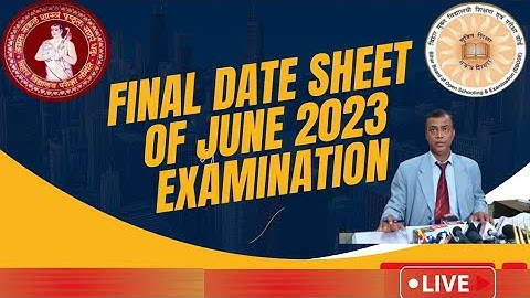 BBOSE Exam Final Dates Of June 2023/December 2023 Examination [Breaking News]