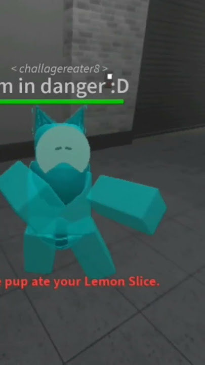 slimepup eats a lemon then dies #kaijuparadise #slimepup #funny #dead #lemon