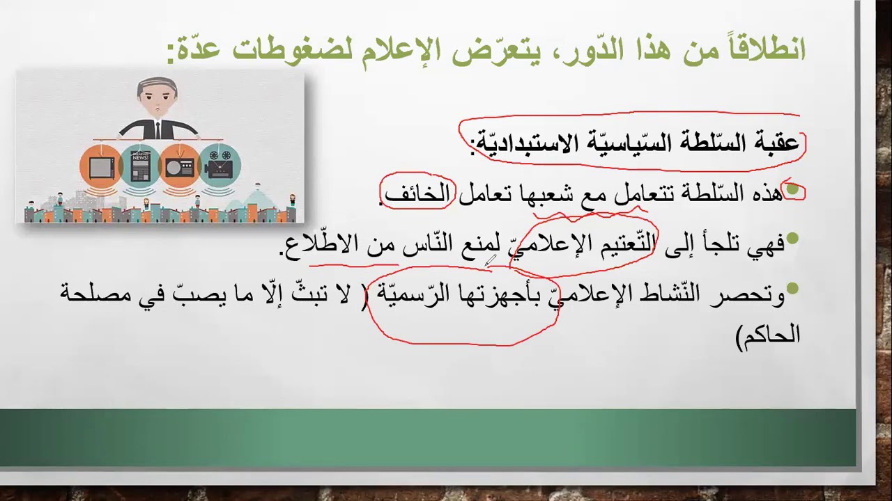 الإعلام والحياة الدّيمقراطيّة