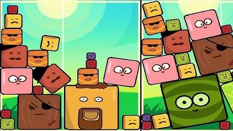 Square Watermelon game ( Merge Game ) 2048 cubes, Merge Blocks Satisfying game #6