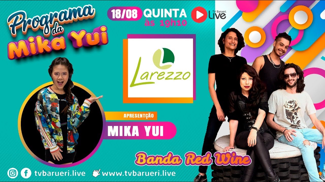 Banda Red Wine | Programa Da Mika Yui