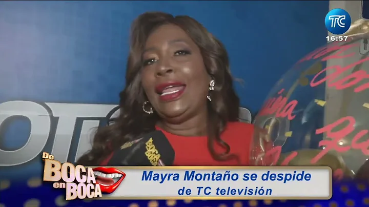 As fue la despedida de Mayra Montao