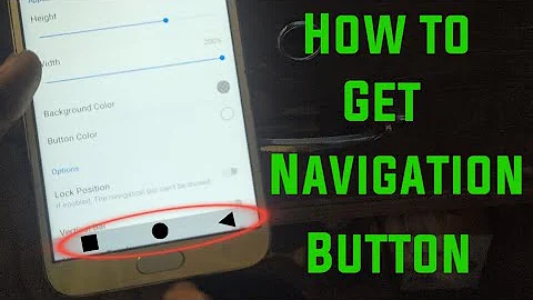 How To Set Nevigation Bar Button Any Mobile (English Subtitles)