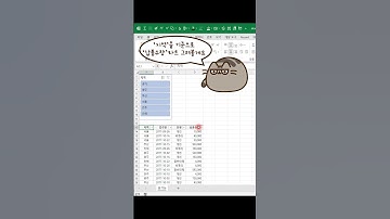 엑셀_EXCEL 1분 대시보드(Dashboard)만들기!엑셀 이것만 ENGINE #shorts