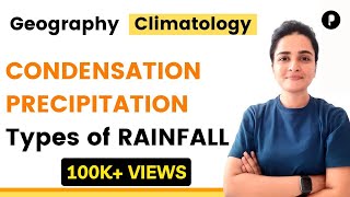 Condensation, Precipitation & Types of Rainfall | Climatology | Geography by Ma'am Richa