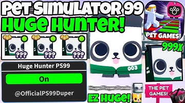 [🎮PET GAMES] BEST OP Pet Simulator 99 Huge Hunter Script Auto Hatch Huge Player Panda Pastebin 2025