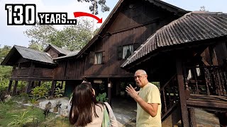 I visited 130 Years old Traditional Malay House in Malaysia...! (Private Tour)